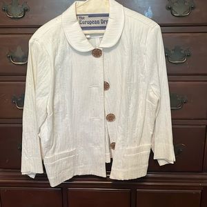 D. Terrell Ltd. Off white Jacket Size 16